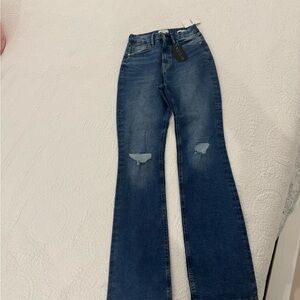 Forever 21 Dark Blue Flare Jeans